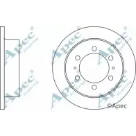 Тормозной диск APEC BRAKING DSK2070 1FJU09P THLVX P5 1265428761