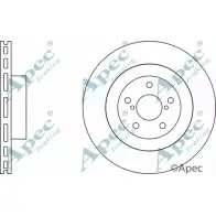 Тормозной диск APEC BRAKING GZ ECPX4 DSK2072 4YT996 1265428785