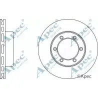 Тормозной диск APEC BRAKING 4RDGXFK DSK2074 A 04HNY 1265428805