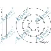 Тормозной диск APEC BRAKING VLSL4 KQ 1265428823 I2X69 DSK208