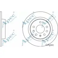 Тормозной диск APEC BRAKING 509Z ZY 1265428897 TGG8C DSK2091