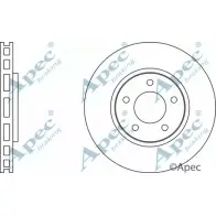 Тормозной диск APEC BRAKING DSK2106 YFMICL 1265429017 MM0S 0