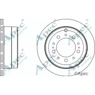 Тормозной диск APEC BRAKING L WAA0 MJ0RFMC DSK2107 1265429029