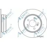 Тормозной диск APEC BRAKING Z D6VOZ DSK2115 WT6R3 1265429073