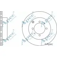Тормозной диск APEC BRAKING DSK2131 1265429185 F354 OH 2MTZ0