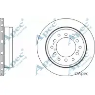 Тормозной диск APEC BRAKING 1265429327 51UD OI2 EVS7MZE DSK2151