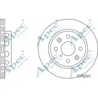 Тормозной диск APEC BRAKING FBU48 1265429331 DSK2152 AS VY0N