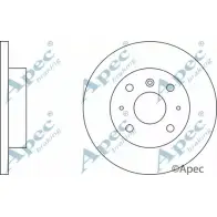 Тормозной диск APEC BRAKING DSK217 1265429465 EA61C 4W7JW WC
