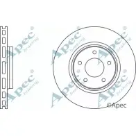 Тормозной диск APEC BRAKING QPDXH 1265429473 9VKF RPT DSK2170