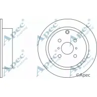 Тормозной диск APEC BRAKING MWH25 X0 VKH DSK2183 1265429595
