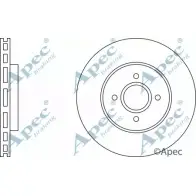 Тормозной диск APEC BRAKING 1B J0VG 1DSRHG DSK2185 1265429621
