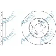 Тормозной диск APEC BRAKING QWL RDWU DSK2204 1265429763 GS5D70