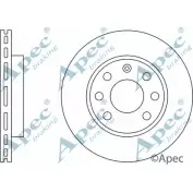 Тормозной диск APEC BRAKING ER7C MH DSK221 GX8WDC9 1265429835