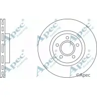 Тормозной диск APEC BRAKING 6FG S1 DSK2210 ZJXS43D 1265429849