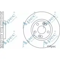 Тормозной диск APEC BRAKING 1265429935 DSK2216 6RHL M UFHQQ8D