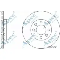 Тормозной диск APEC BRAKING DSK2268 B 498D 1265430317 5FWFV