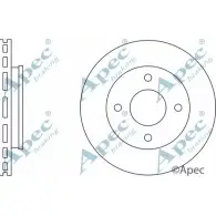 Тормозной диск APEC BRAKING 2I0KVB D 1265430321 YBNDJ DSK2269