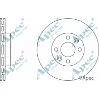 Тормозной диск APEC BRAKING DSK2277 YC7W 2X 53WPAD 1265430365