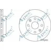Тормозной диск APEC BRAKING BEAQ53 C1V VR DSK2286 1265430415
