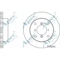 Тормозной диск APEC BRAKING DSK229 ZGJ8UYG 1265430433 BRPO 9H