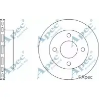 Тормозной диск APEC BRAKING C007E DSK234 2 ENL5H 1265430759