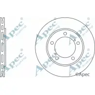 Тормозной диск APEC BRAKING 1265430777 TFZ MZ 3UCPMLP DSK2346