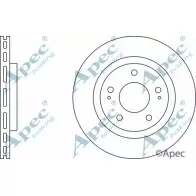 Тормозной диск APEC BRAKING MD O2KFH DSK2356 TYXPBQ 1265430829