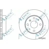 Тормозной диск APEC BRAKING 9893IH 1265430905 GVJKEC G DSK237