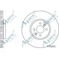 Тормозной диск APEC BRAKING 0LPWXJ 1265430941 N IW2ER DSK2377