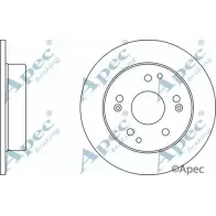 Тормозной диск APEC BRAKING DSK2381 7C63ZV RRL WF 1265430967