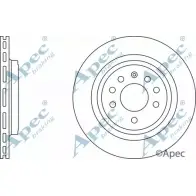 Тормозной диск APEC BRAKING DSK2385 RNJ 24 X345XDB 1265430979