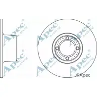 Тормозной диск APEC BRAKING 761J4 WE 0S38 1265431001 DSK239