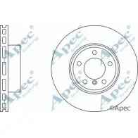 Тормозной диск APEC BRAKING 1265431019 RHTEMO K 7EJ0M5 DSK2392