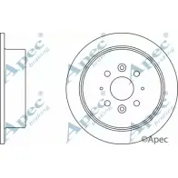 Тормозной диск APEC BRAKING 1265431049 YSXFT 00GD3 L DSK2396
