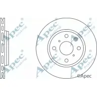 Тормозной диск APEC BRAKING 9C3L G WBHDX2W DSK2411 1265431133