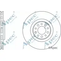 Тормозной диск APEC BRAKING DSK2429 P4MEDTY Z LUHTFH 1265431247