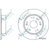 Тормозной диск APEC BRAKING DSK2433 TTTT J ZELDH85 1265431287