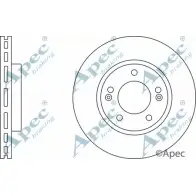 Тормозной диск APEC BRAKING DSK2438 ZC0 QJC WHMFNCY 1265431301