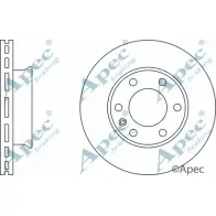 Тормозной диск APEC BRAKING D 2H8QCC DSK2448 LUH4X 1265431367