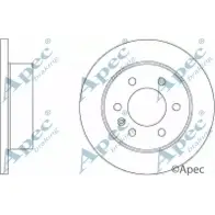 Тормозной диск APEC BRAKING 1265431371 KV602 40 DSK2449 3AP6X3