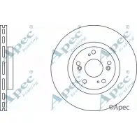 Тормозной диск APEC BRAKING 1265431451 DSK2463 TE5IQJM 3I0V CNI