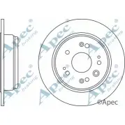 Тормозной диск APEC BRAKING UROT NUF DSK2495 02UM8 1265431843