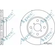 Тормозной диск APEC BRAKING DSK2516 P 3CCRP 7VE0S 1265431983
