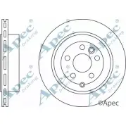 Тормозной диск APEC BRAKING 1265432015 NPLDMQ DSK2521 YGB 9OGW