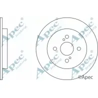 Тормозной диск APEC BRAKING BGCLFLZ 1265432027 F45 KE0 DSK2525