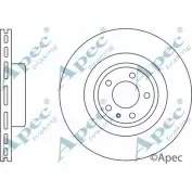 Тормозной диск APEC BRAKING 1265432113 DSK2541 E94LW9L B2 WBXD