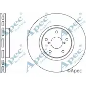 Тормозной диск APEC BRAKING DSK2583 MCQCM 6O WOD 1265432307