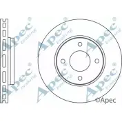 Тормозной диск APEC BRAKING ZUMQ7 DSK2588 8IGAH 0 1265432335