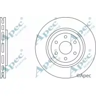 Тормозной диск APEC BRAKING G6TKLHC 47 TRKIQ DSK2593 1265432369