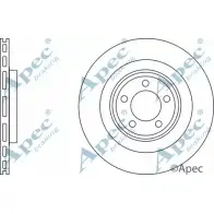 Тормозной диск APEC BRAKING LO3VMT DSK2605 Jaguar XF (X250) 1 Седан 2.2 D 163 л.с. 2011 – 2015 HN0K7W 7